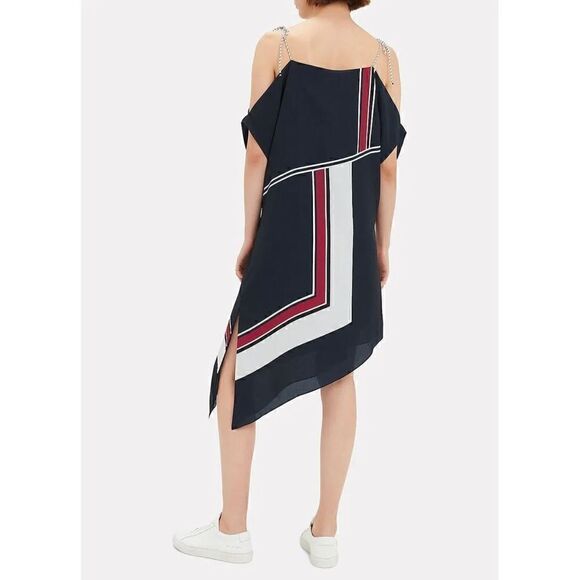 NWT Joie EDYTE Dress Color-blocked Nautical Dress Navy Small $348 - Picture 2 of 10